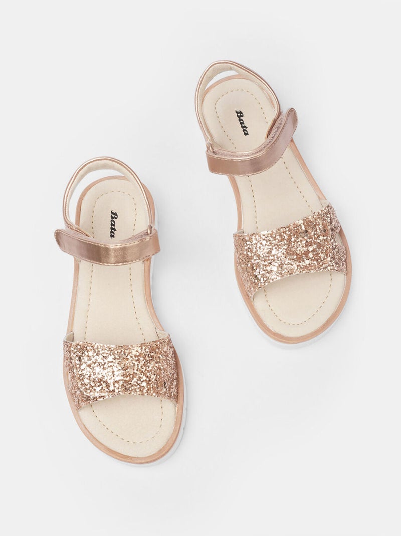 Sandales confortables BATA Doré/or - Kiabi