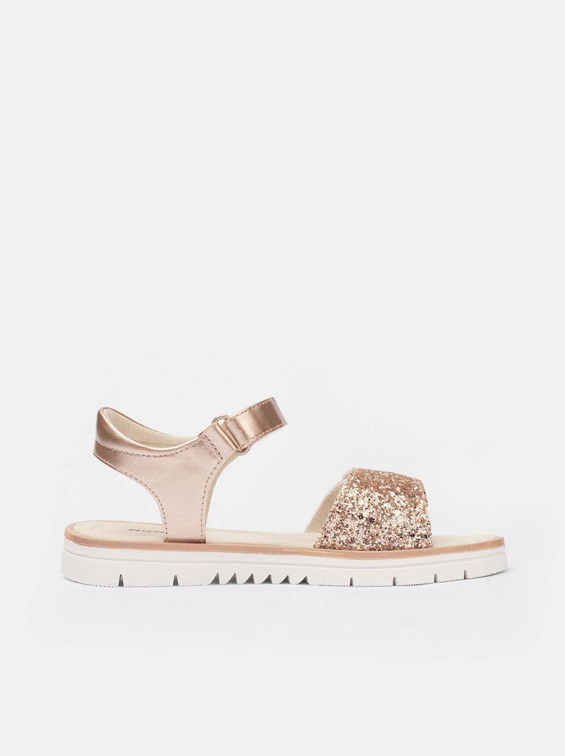 Sandales confortables BATA Doré/or - Kiabi