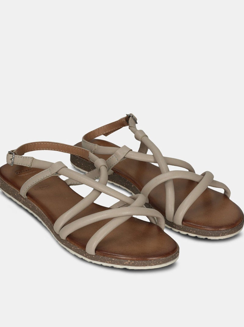 Sandales confortables BATA Gris - Kiabi