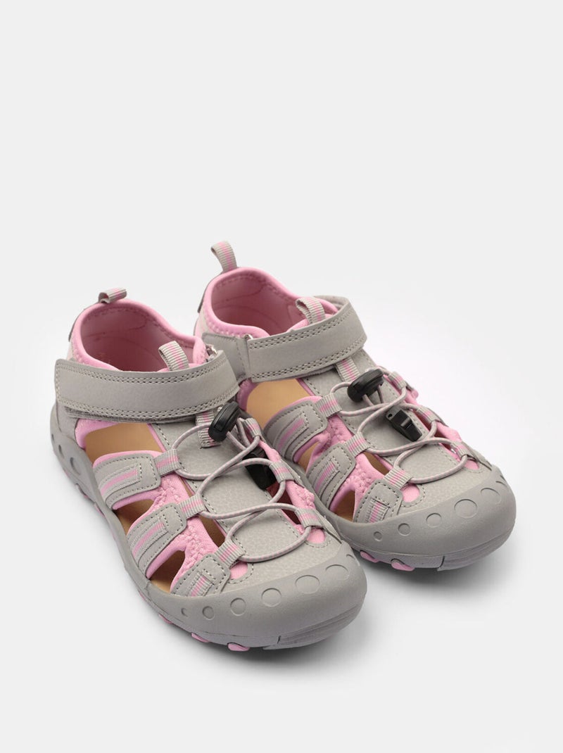 Sandales confortables BATA Gris - Kiabi