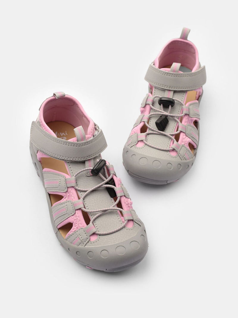 Sandales confortables BATA Gris - Kiabi