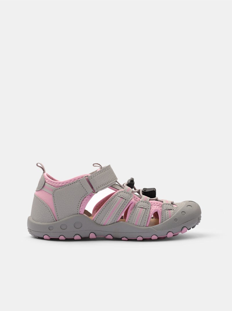 Sandales confortables BATA Gris - Kiabi
