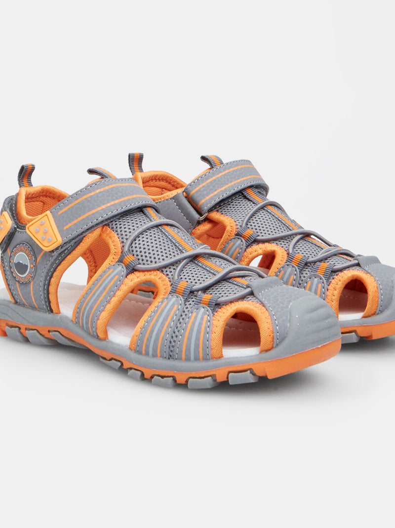 Sandales confortables BATA Gris - Kiabi