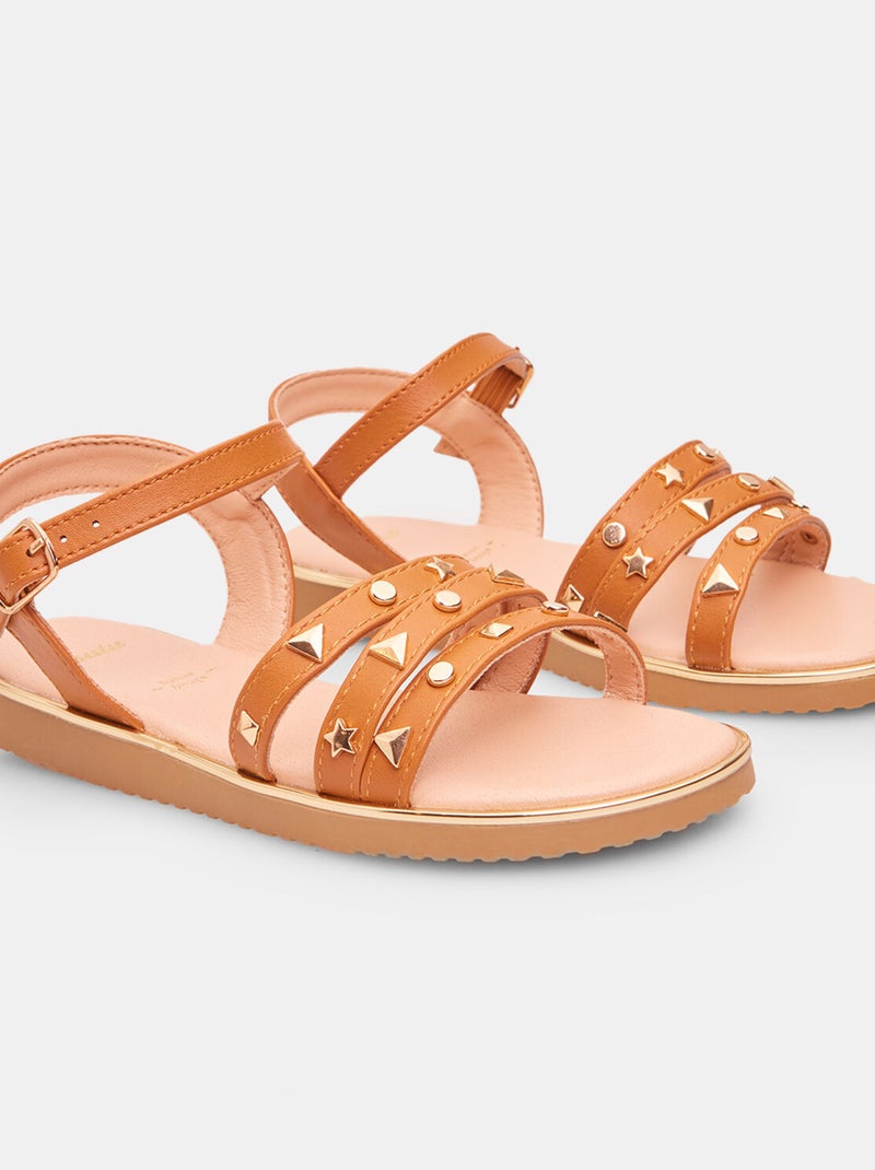Sandales confortables BATA Marron - Kiabi
