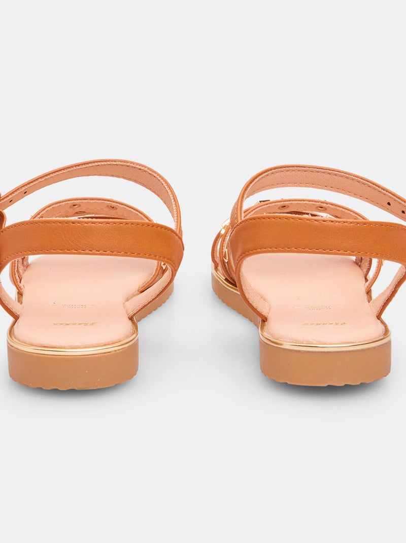 Sandales confortables BATA Marron - Kiabi