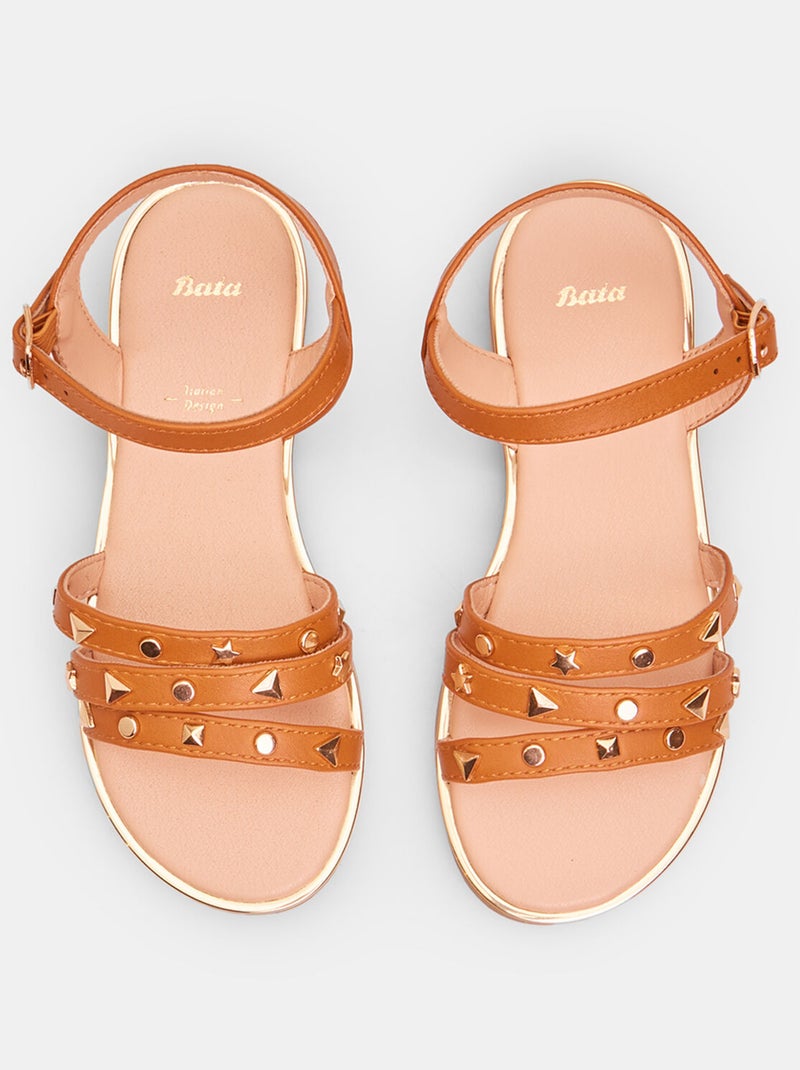 Sandales confortables BATA Marron - Kiabi