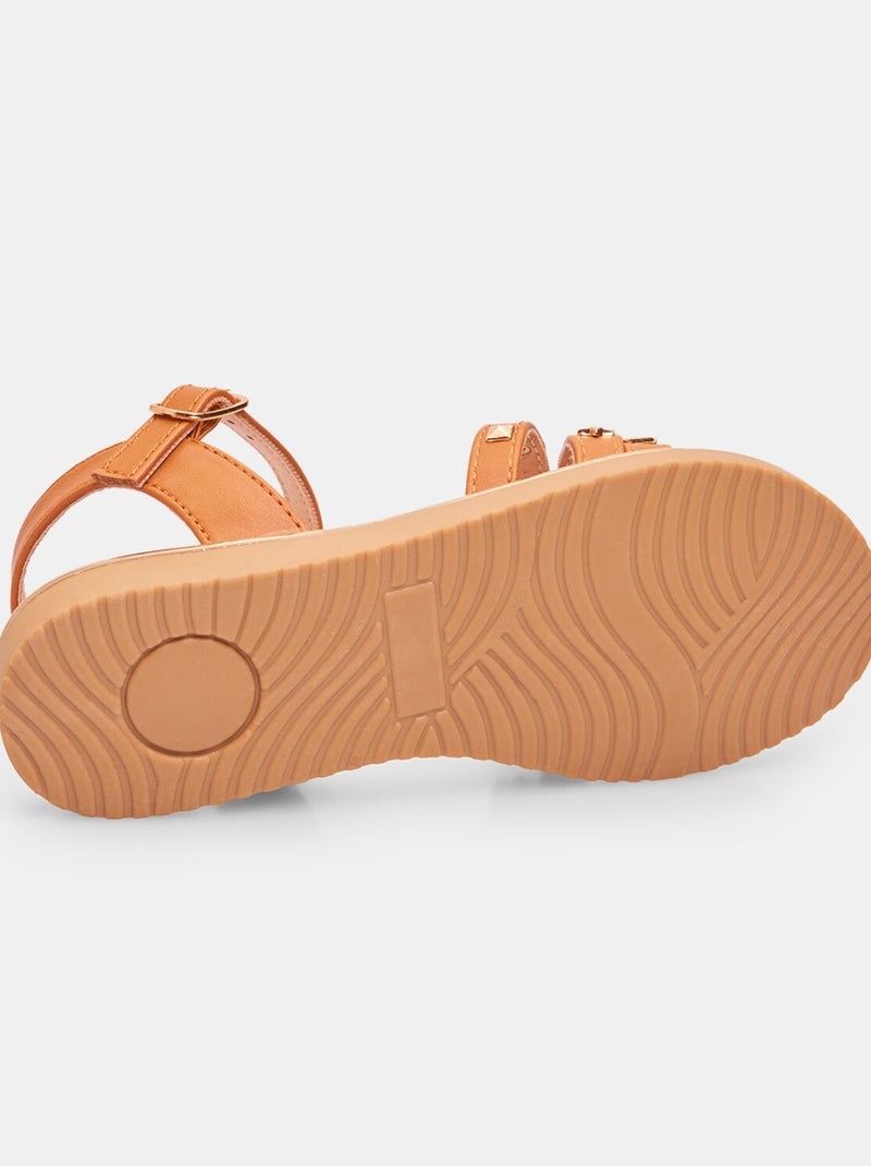 Sandales confortables BATA Marron - Kiabi