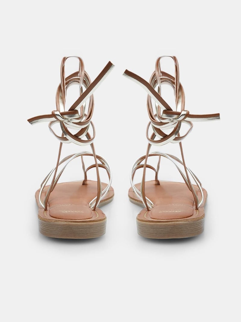 Sandales confortables BATA Marron - Kiabi