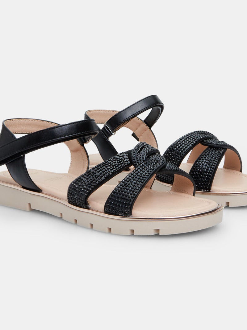 Sandales confortables BATA Noir - Kiabi