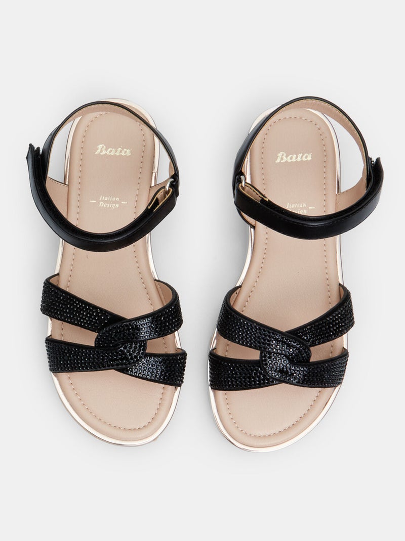 Sandales confortables BATA Noir - Kiabi
