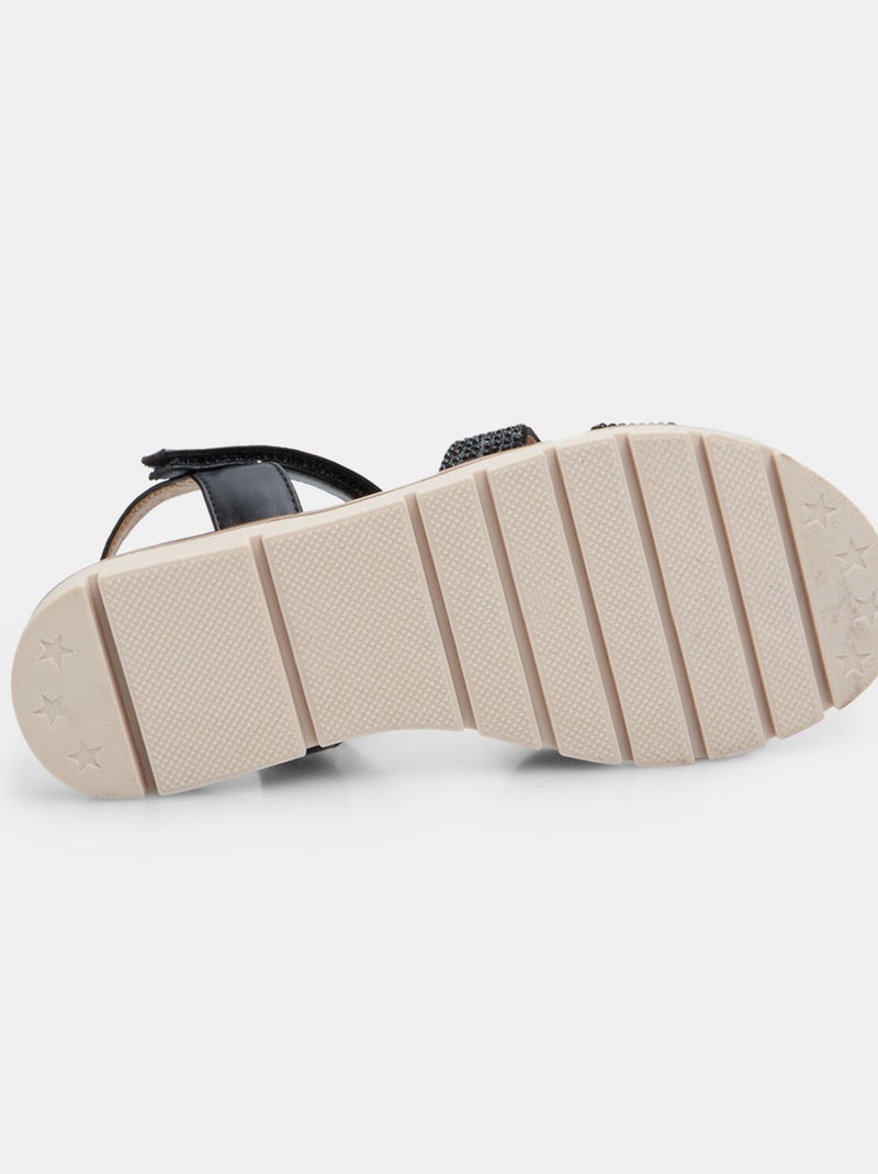 Sandales confortables BATA Noir - Kiabi