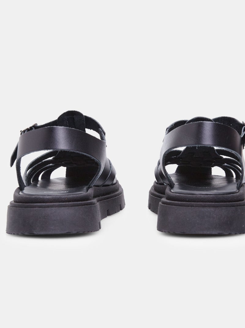 Sandales confortables BATA Noir - Kiabi