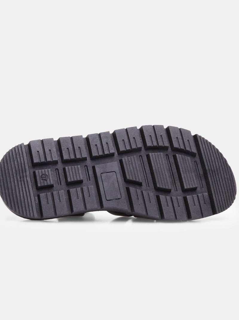 Sandales confortables BATA Noir - Kiabi