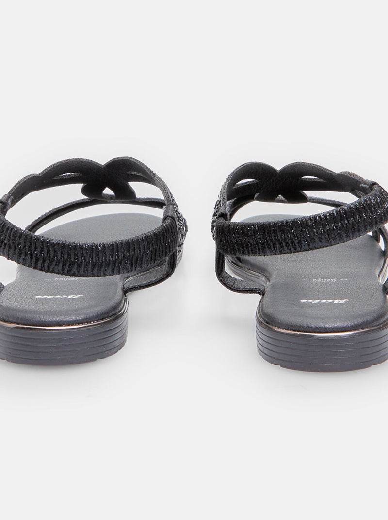 Sandales confortables BATA Noir - Kiabi