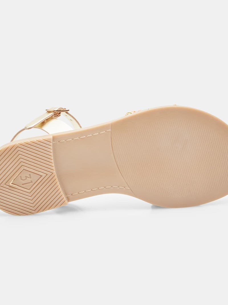 Sandales confortables BATA Orange - Kiabi