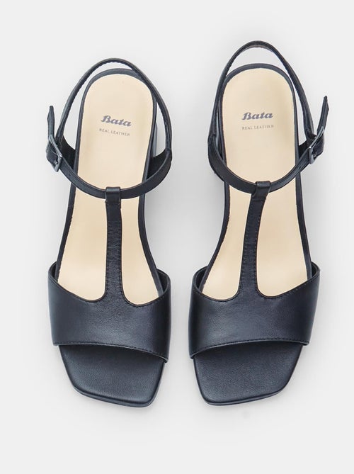 Sandales confortables  en cuir BATA - Kiabi