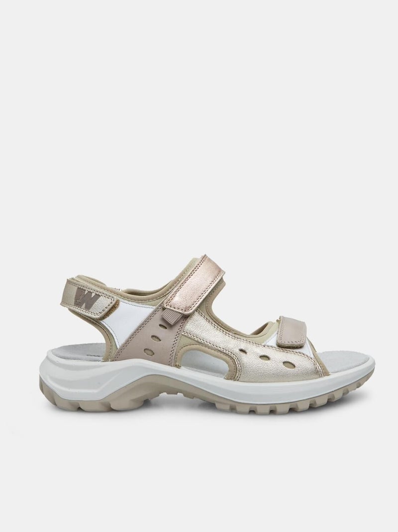 Sandales confortables Weinbrenner Doré/or - Kiabi