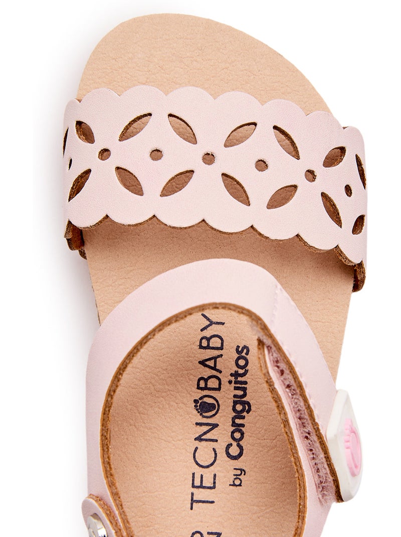 Sandales Conguitos Abiertas Respetuosas Rose - Kiabi