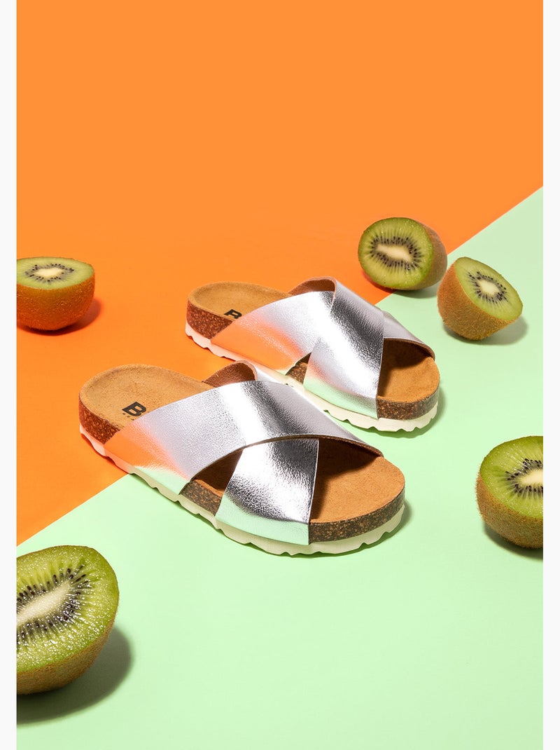 Sandales conguitos Argent - Kiabi