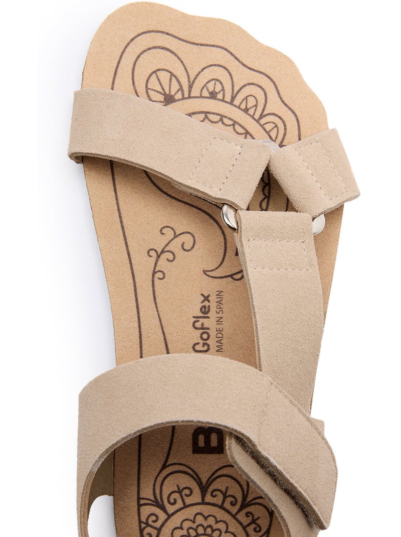 Sandales Conguitos Barefoot Goflex Beige - Kiabi