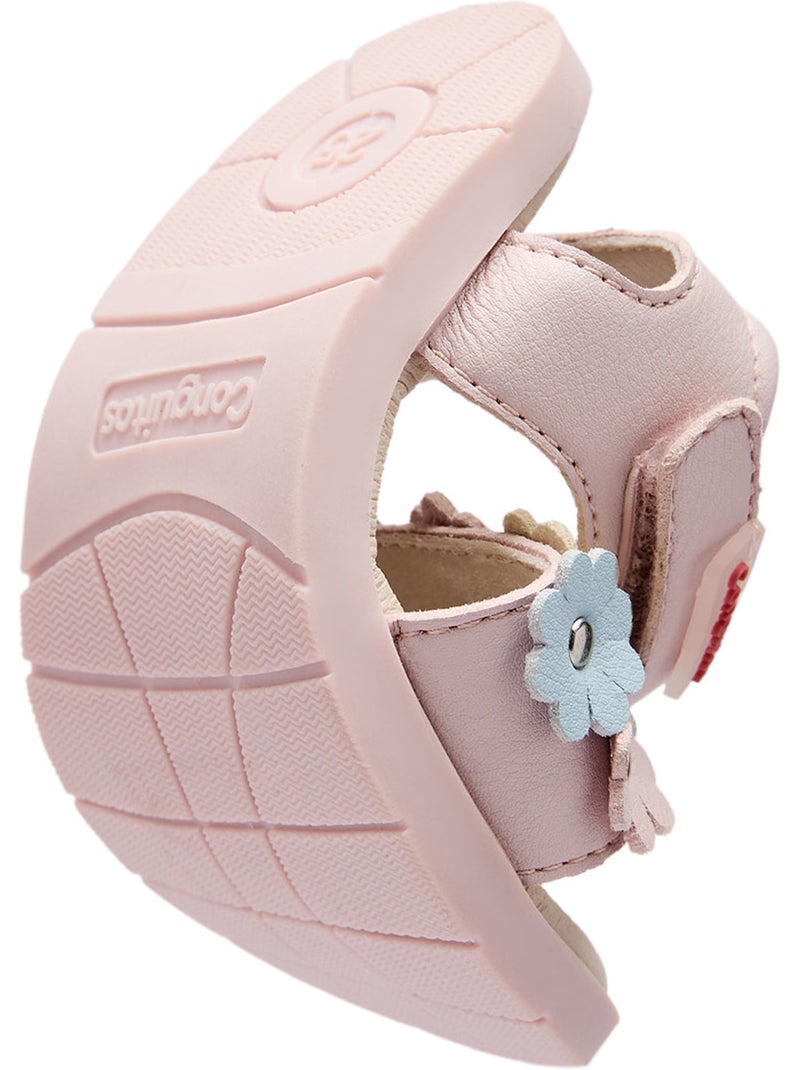 Sandales conguitos barefoot goflex floral Rose - Kiabi