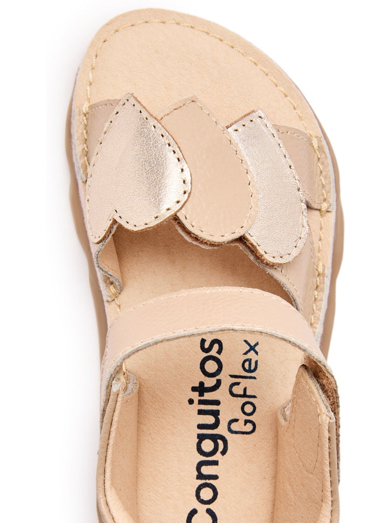 Sandales Conguitos Barefoot Goflex Napa Beige - Kiabi