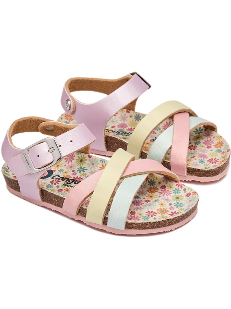 Sandales conguitos bio abiertas Multicolore - Kiabi