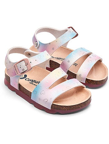 Sandales conguitos bio corazones glitter
