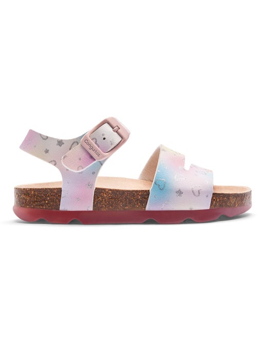 Sandales conguitos bio corazones glitter - Kiabi