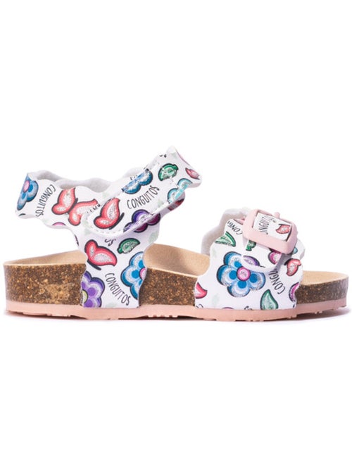 Sandales Conguitos Bio Flowers Estampado - Kiabi Sandales Conguitos Bio Flowers Estampado - Kiabi