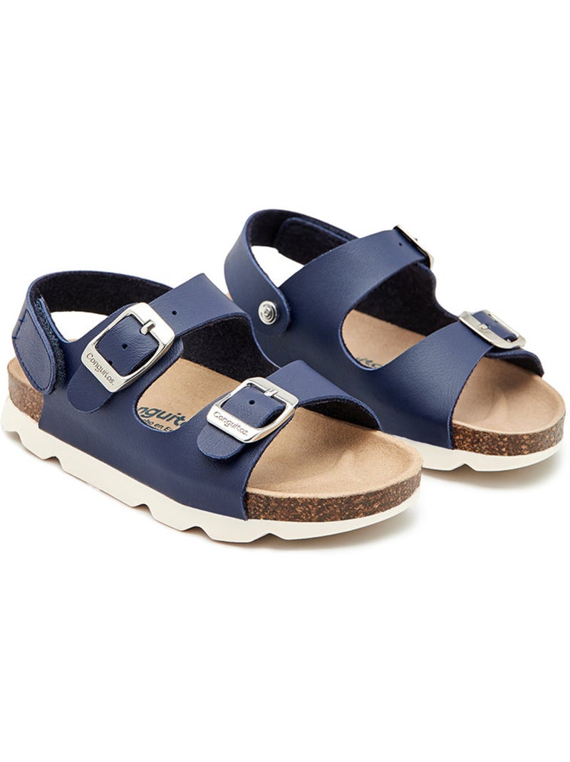 Sandales Conguitos Bio Hebilla Bleu marine - Kiabi