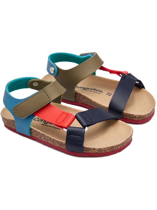 Sandales Conguitos Bio Multi Blue - Kiabi Sandales Conguitos Bio Multi Blue - Kiabi