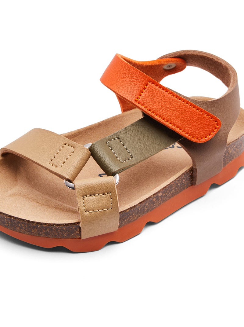 Sandales Conguitos Bio Tiras Marron - Kiabi