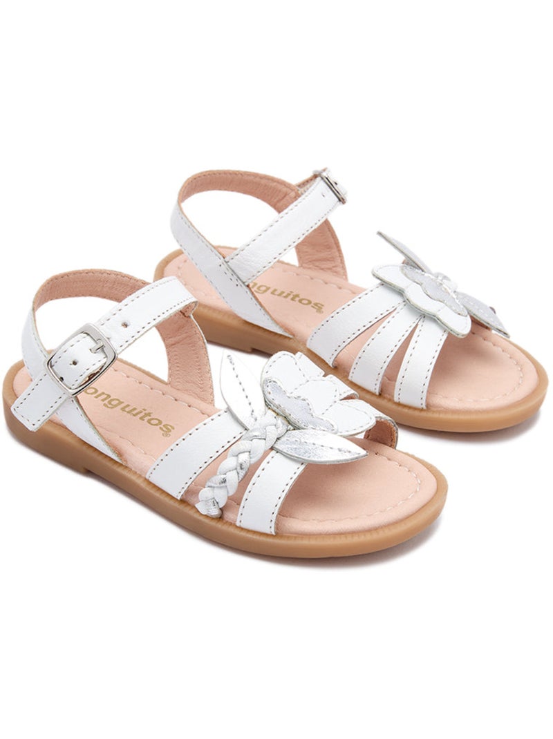 Sandales Conguitos Detalle Brilantes Blanc - Kiabi