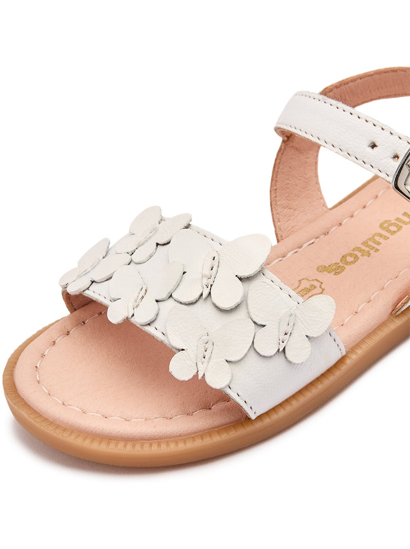 Sandales Conguitos Floral Blanc - Kiabi