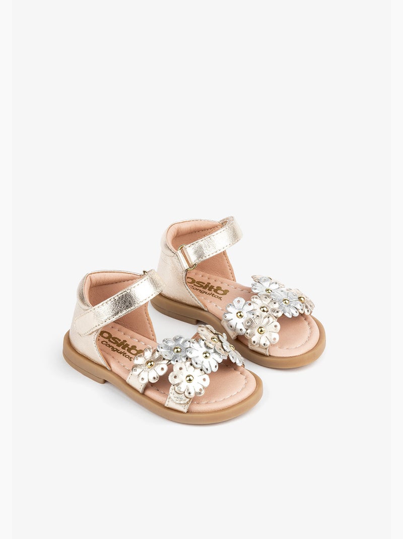 Sandales conguitos Gold - Kiabi