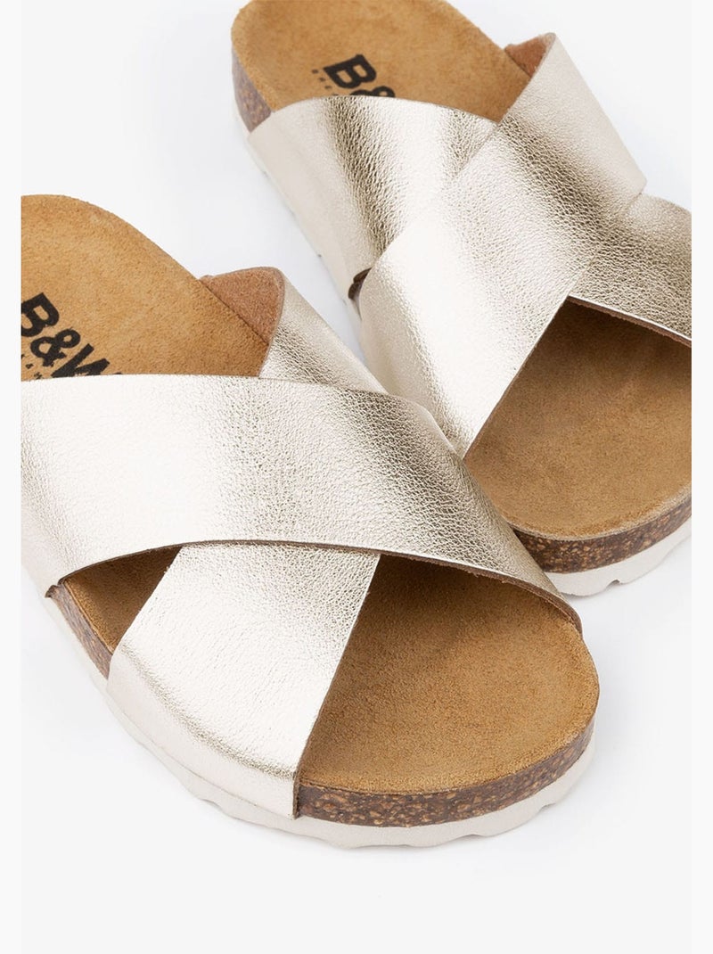 Sandales conguitos Gold - Kiabi