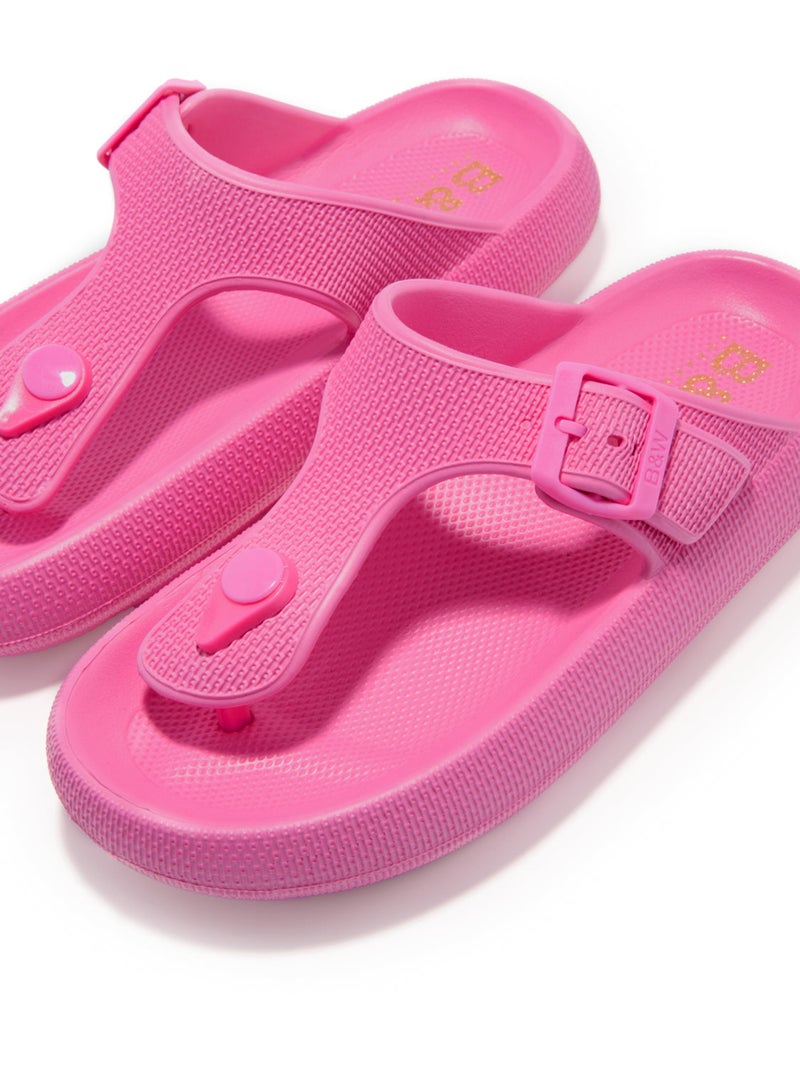 Sandales Conguitos Hebilla Slides Rose - Kiabi