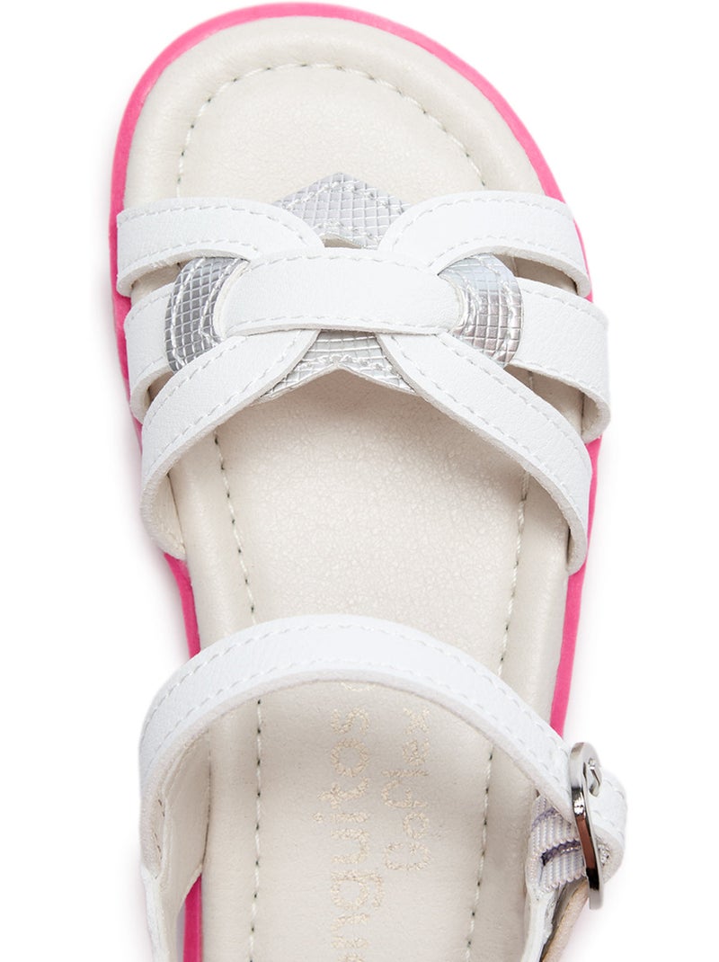 Sandales Conguitos Knot Blanc - Kiabi