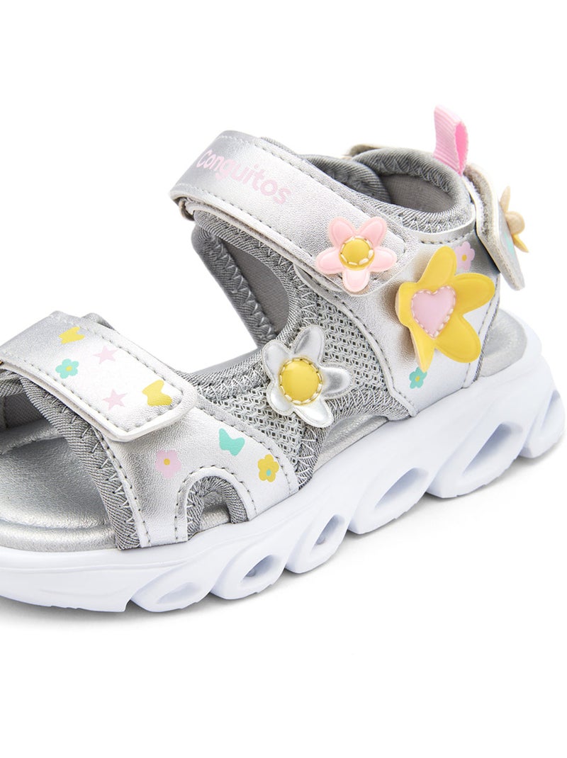 Sandales Conguitos Light Argent - Kiabi