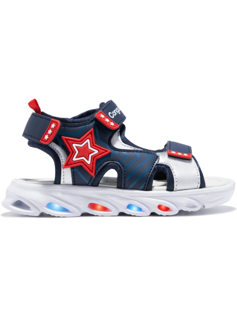 Sandales conguitos luces Bleu roi - Kiabi