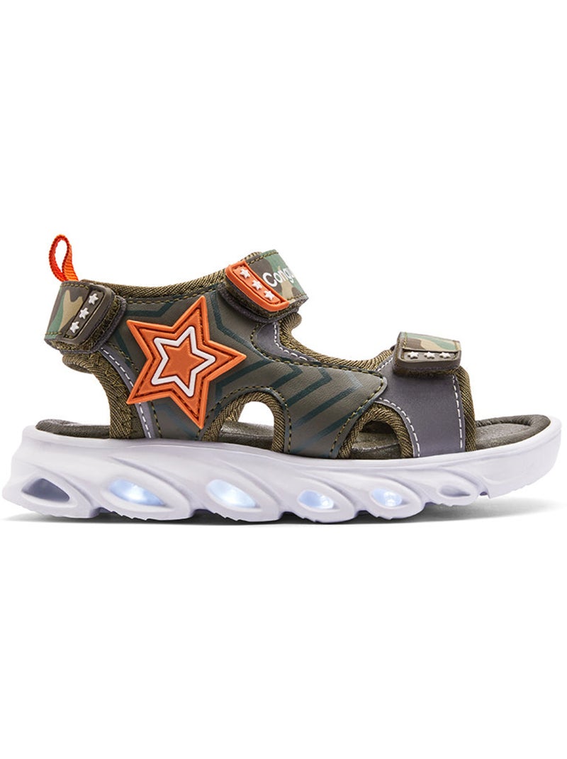 Sandales Conguitos Luces Estrella Vert clair - Kiabi