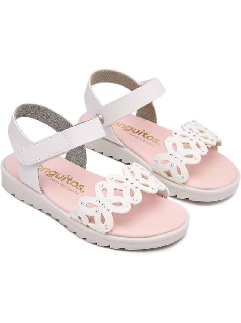 Sandales Conguitos Mariposa Blancas Blanc - Kiabi