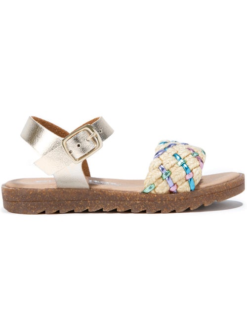 Sandales Conguitos Multi Trenzadoed Metalizado - Kiabi