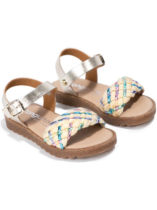 Sandales Conguitos Multi Trenzadoed Metalizado - Kiabi