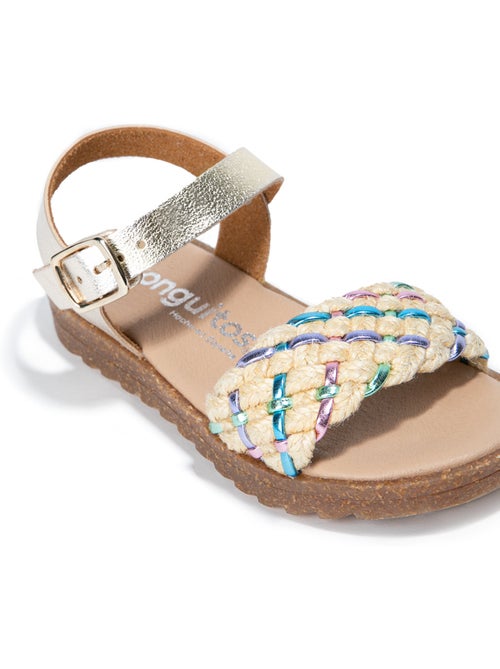 Sandales Conguitos Multi Trenzadoed Metalizado - Kiabi