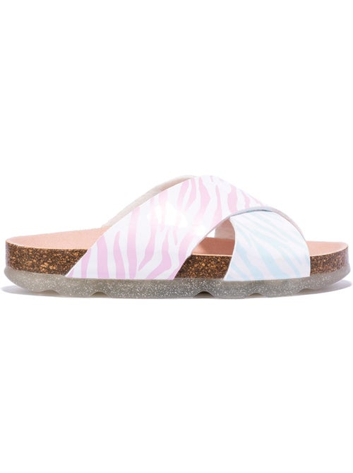 Sandales conguitos multi zebra bio  b&w - Kiabi