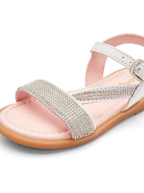 Sandales conguitos pedrería brillante - Kiabi