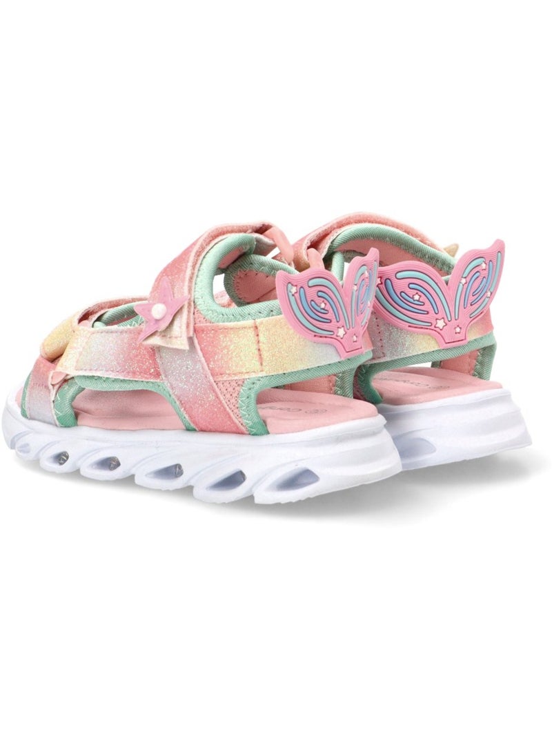 Sandales conguitos rainbow estrellas Rose - Kiabi