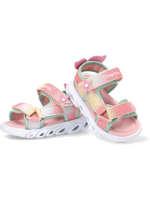 Sandales conguitos rainbow estrellas - Kiabi